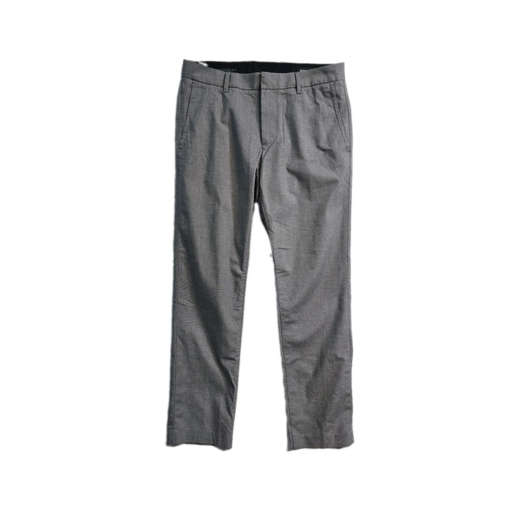 bonobos pants Men's Dress Monday 30x30 Gray Cotton Blend